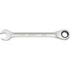 Open-end spanner with ring ratchet 18mm